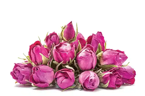 عکس قلب با گل محمدی