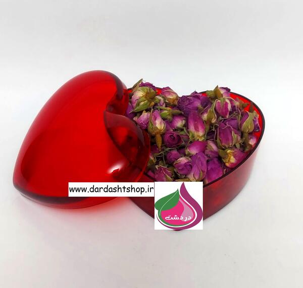 عکس قلب با گل محمدی