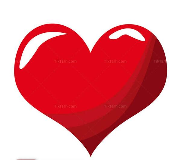 عکس قلب با پس زمینه مشکی