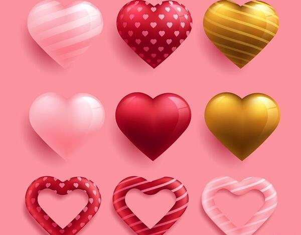 عکس قلب بدون پس زمینه