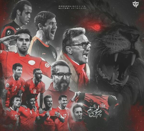 عکس قلب پرسپولیس جدید