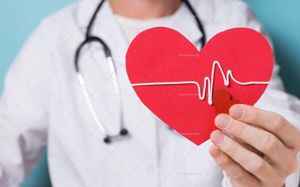 عکس قلب با گوشی پزشکی