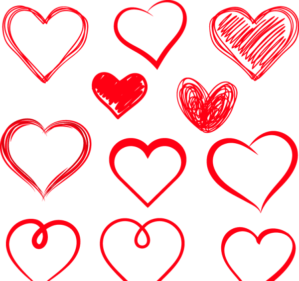 عکس قلب توخالی برای پروفایل