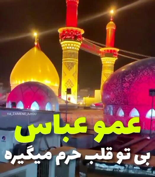عکس قلب حرم امام حسین