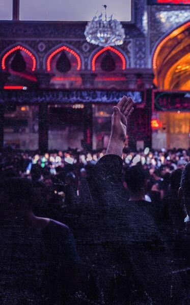 عکس قلب حرم امام حسین