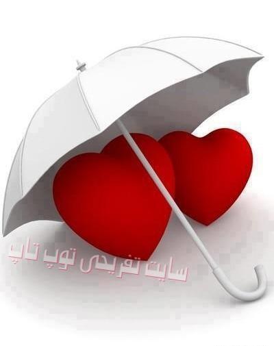 عکس دو قلب خالی