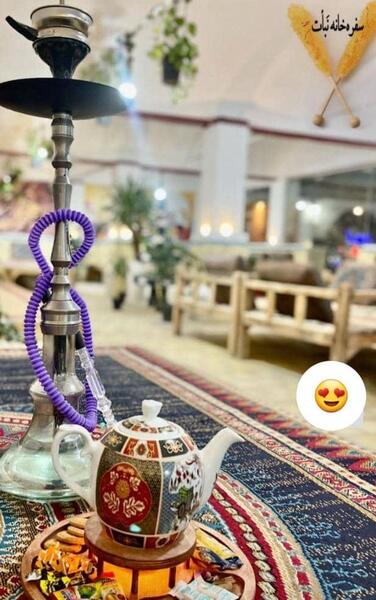 عکس قهوه خانه سنتی قلیان