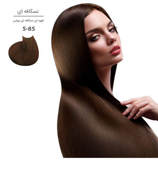 عکس مو قهوه ای روشن