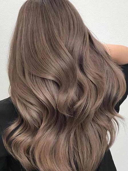 عکس مو قهوه ای روشن