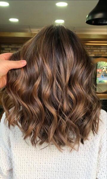عکس مو قهوه ای روشن