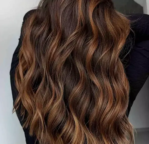 عکس مو قهوه ای روشن