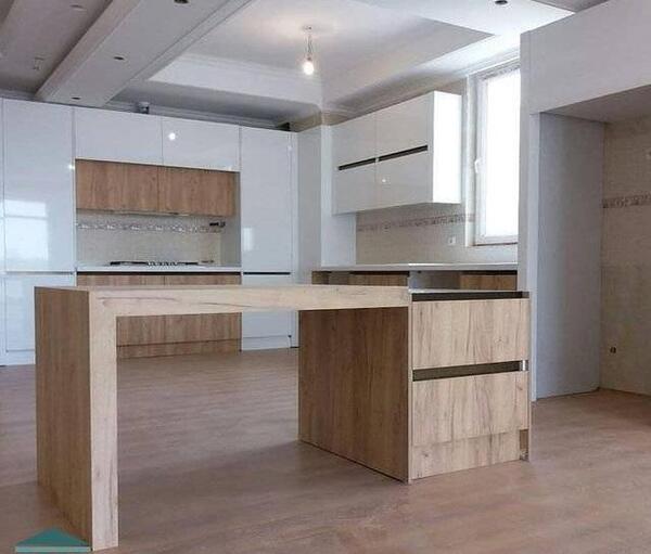 عکس کابینت قهوه ای روشن