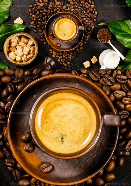 عکس فنجان قهوه خانگی