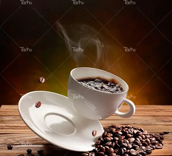 عکس قهوه با لیوان