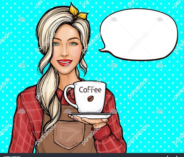 عکس قهوه در دست دختر