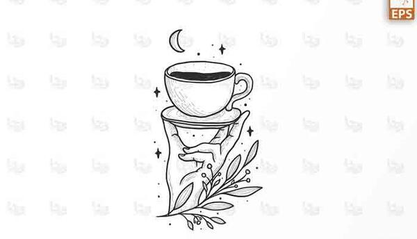 عکس فنجان قهوه در دست