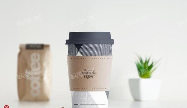 عکس موکاپ قهوه