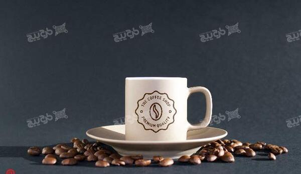 عکس موکاپ قهوه