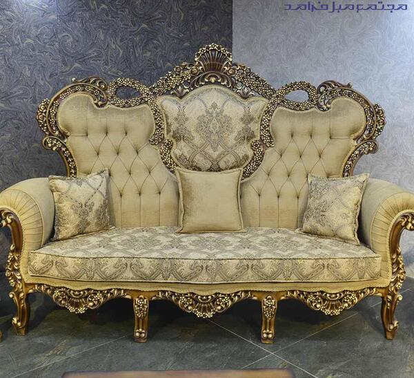 عکس مبل کرم قهوه ای