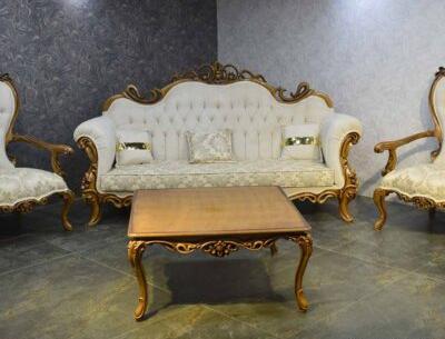 عکس مبل کرم قهوه ای