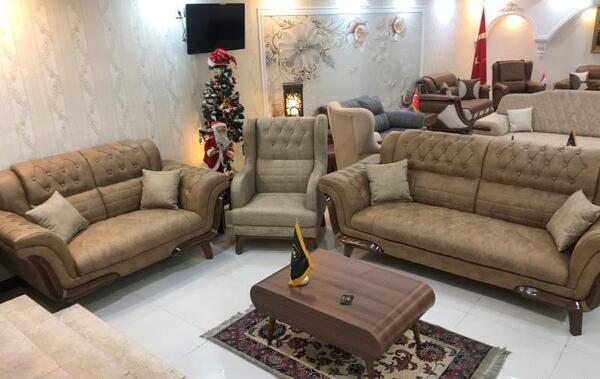 عکس مبل کرم قهوه ای
