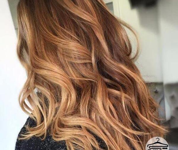 عکس رنگ موی قهوه ای روشن