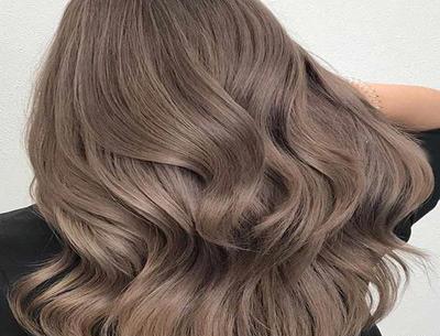 عکس رنگ موی قهوه ای طلایی روشن