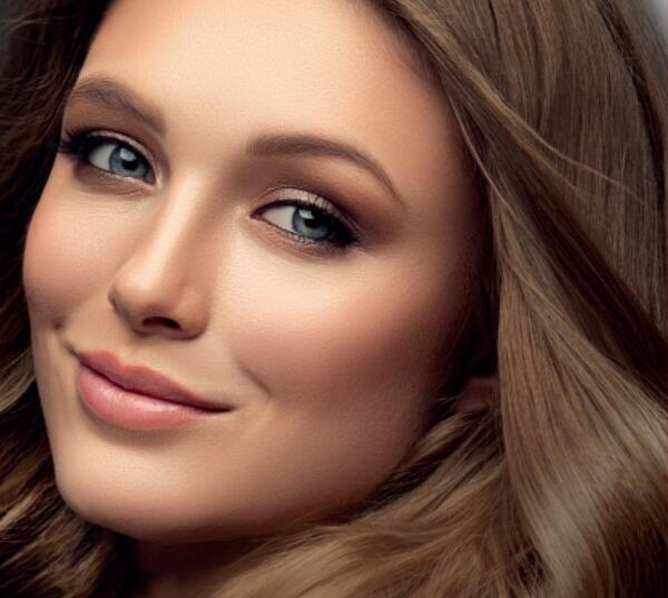 عکس رنگ موی قهوه ای طلایی روشن