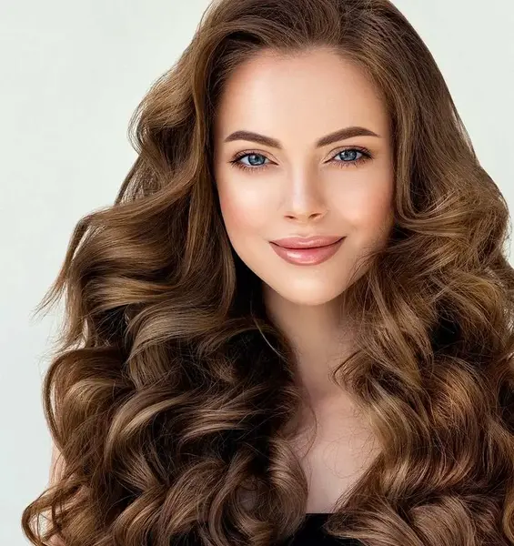 عکس موی قهوه ای طلایی