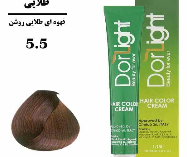 عکس رنگ موی قهوه ای طلایی
