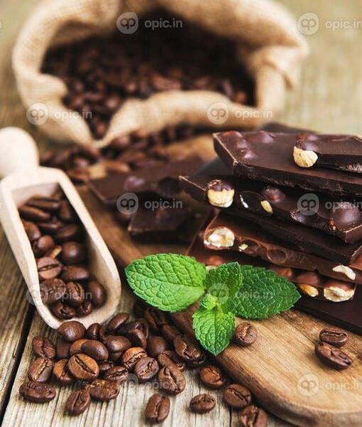 عکس قهوه شکلات