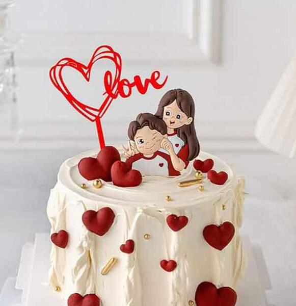 عکس کیک تولد عاشقانه برای همسرم
