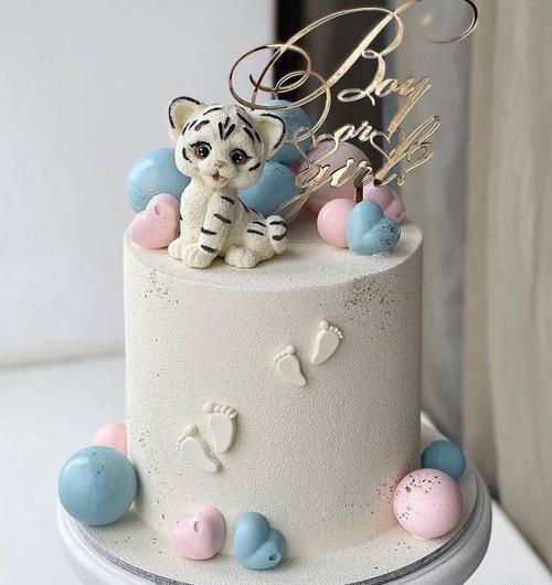 عکس کیک تولد ساده و شیک کوچک