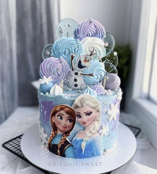 عکس کیک تولد السا آنا