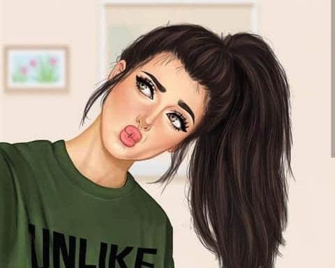 عکس کارتونی دخترانه پروفایل