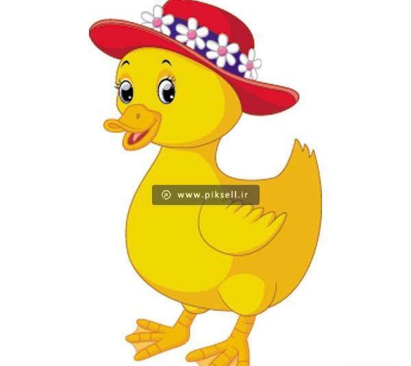 عکس کارتونی جوجه اردک