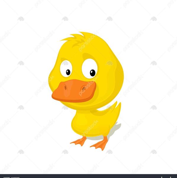 عکس کارتونی جوجه اردک