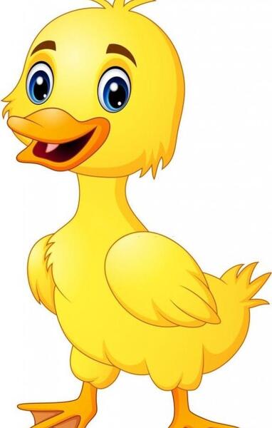 عکس کارتونی جوجه اردک