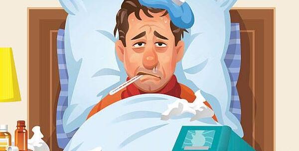 عکس کارتونی انسان بیمار