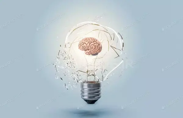 عکس کارتونی مغز انسان