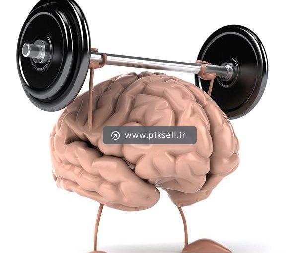 عکس کارتونی مغز انسان