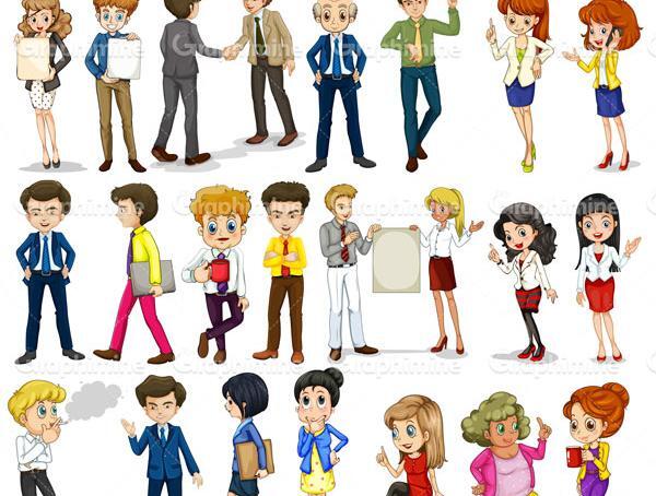 عکس کارتونی چهره انسان
