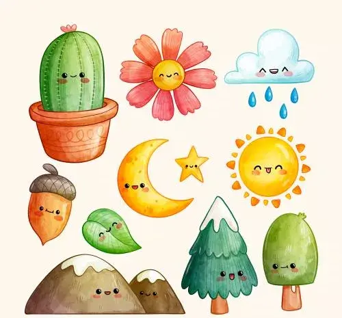 عکس کارتونی ابری