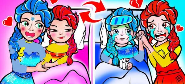 عکس کارتونی آنا السا