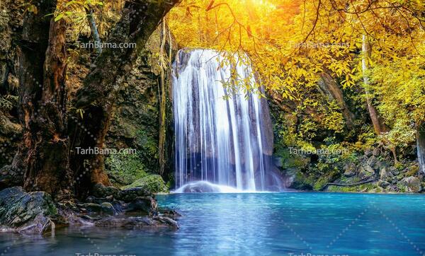 عکس منظره آبشار