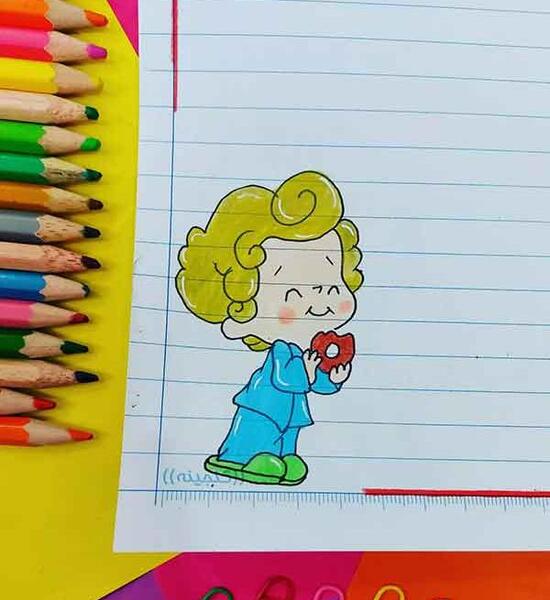 عکس منظره برای نقاشی مداد رنگی