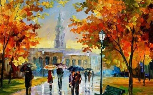 عکس منظره برای نقاشی رنگ روغن
