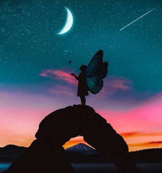 عکس ماه برای پروفایل دخترانه
