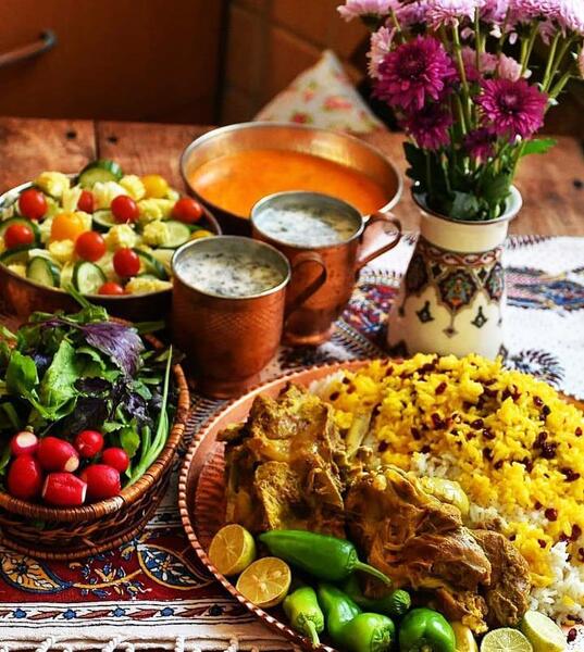 عکس چلو ماهیچه گوسفندی