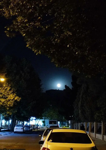 عکس ماه امشب انلاین